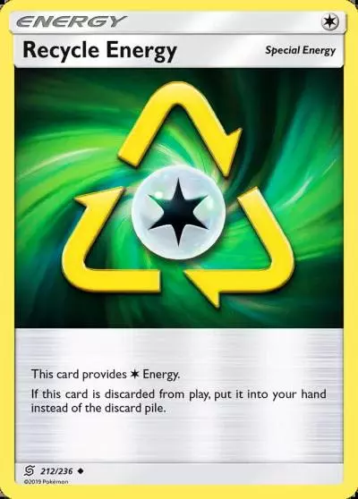 Recycle Energy 212/236 Unified Minds Pokemon card