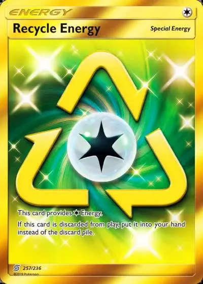 Recycle Energy 257/236 Unified Minds Pokemon card
