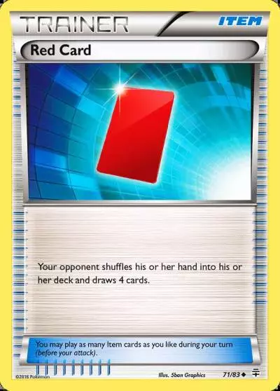 Red Card 71/83 Generations Pokemon card