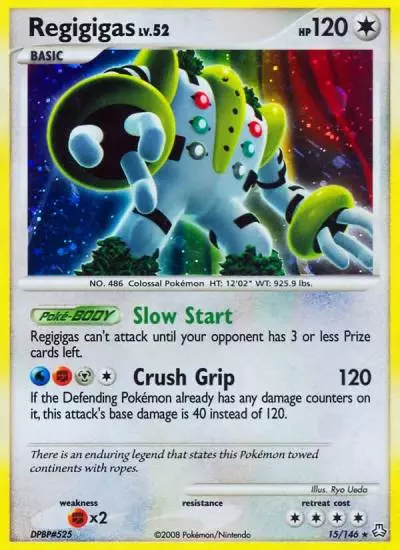 Regigigas 15/146 Legends Awakened Pokemon card