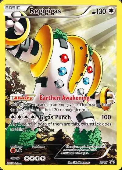 Regigigas XY82/211 XY Black Star Promos Pokemon card