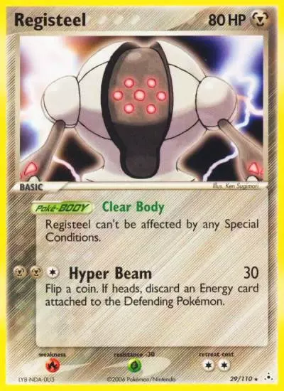 Registeel 29/110 Holon Phantoms Pokemon card