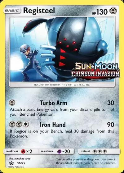 Registeel SM75/248 SM Black Star Promos Pokemon card