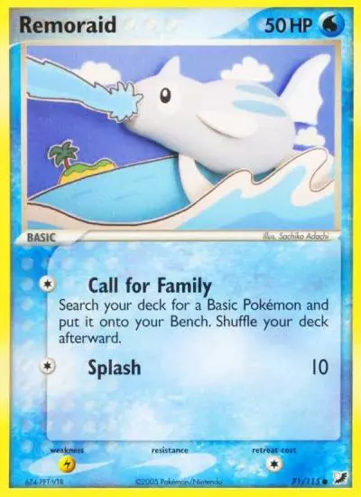 Remoraid 71/115 Unseen Forces Pokemon card