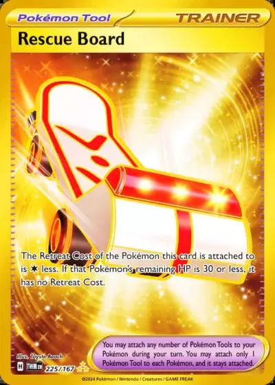 Rescue Board 225/167 Twilight Masquerade Pokemon card