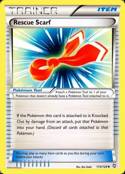 Rescue Scarf 115/124 Dragons Exalted Pokemon card