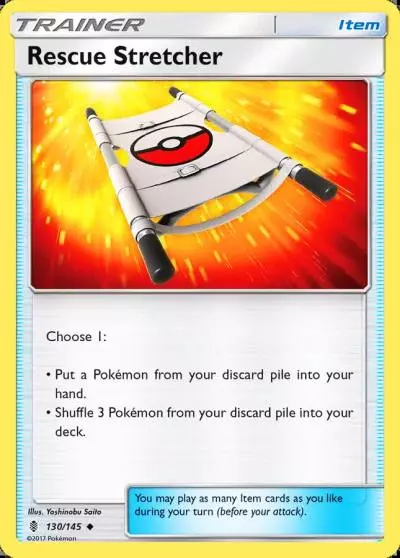 Rescue Stretcher 130/145 Guardians Rising Pokemon card