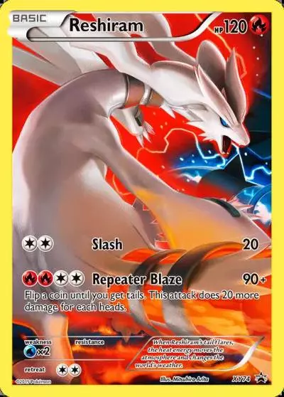 Reshiram XY74/211 XY Black Star Promos Pokemon card