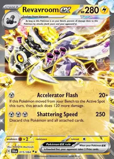 Revavroom ex 15/64 Shrouded Fable Pokemon card