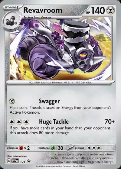 Revavroom 121/165 Scarlet & Violet Black Star Promos Pokemon card