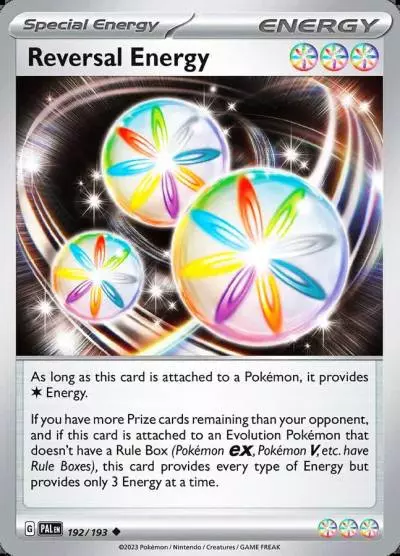 Reversal Energy 192/193 Paldea Evolved Pokemon card