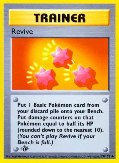 Revive 89/102 Base Pokemon card