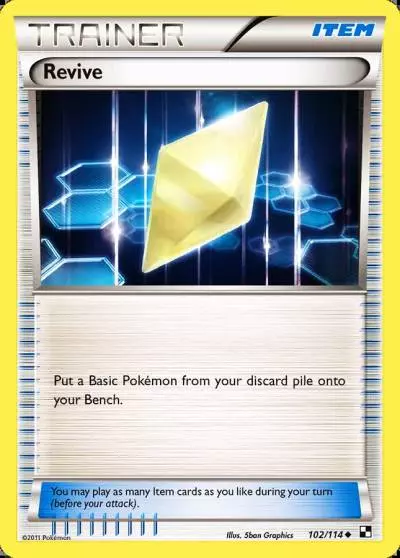 Revive 102/114 Black & White Pokemon card