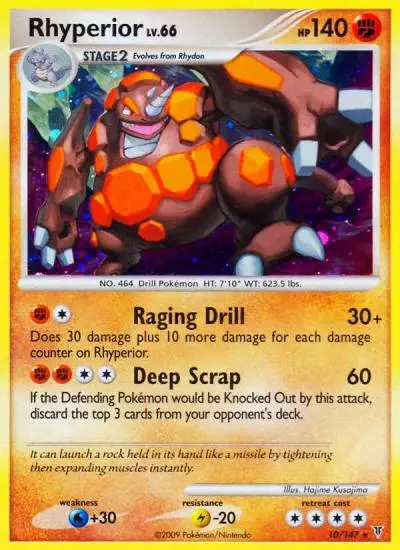 Rhyperior 10/147 Supreme Victors Pokemon card