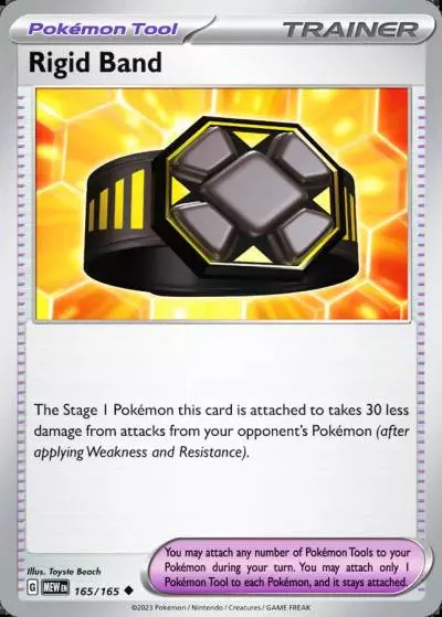 Rigid Band 165/165 151 Pokemon card