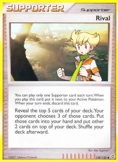Rival 124/132 Secret Wonders Pokemon card