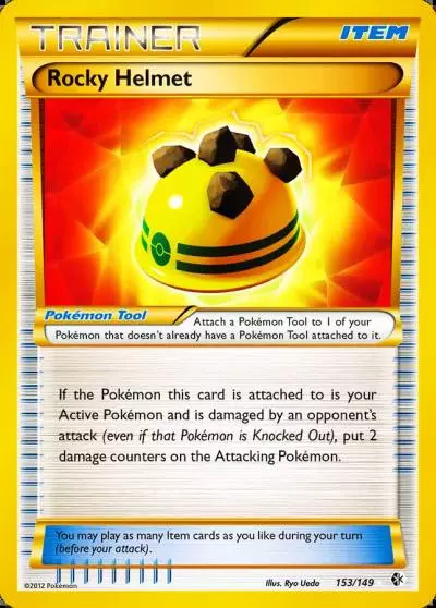 Rocky Helmet 153/149 Boundaries Crossed Pokemon card