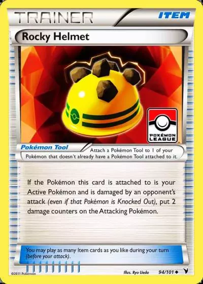 Rocky Helmet 94/101 Noble Victories Pokemon card