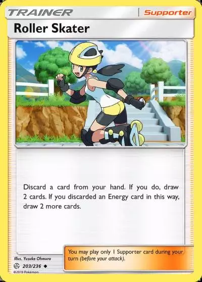 Roller Skater 203/236 Cosmic Eclipse Pokemon card