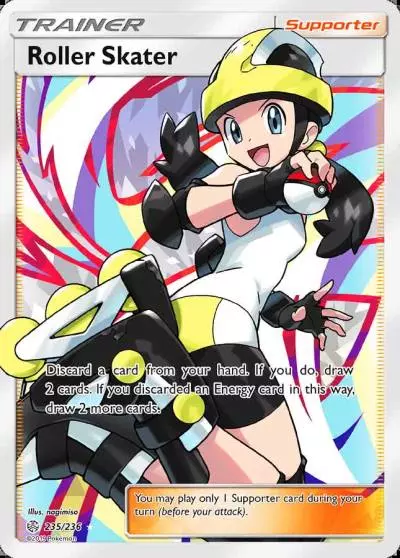 Roller Skater 235/236 Cosmic Eclipse Pokemon card