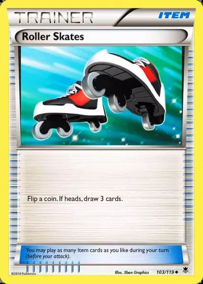 Roller Skates 103/119 Phantom Forces Pokemon card