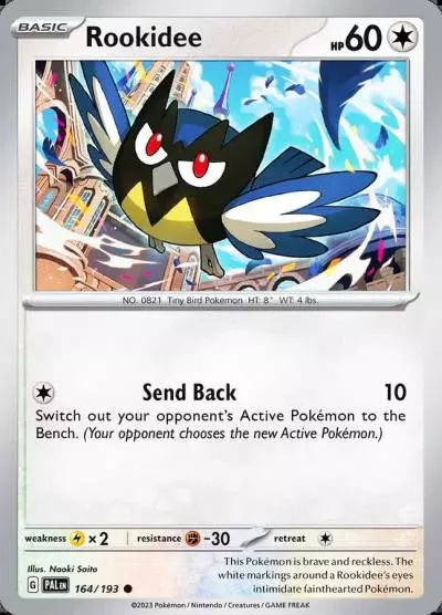 Rookidee 164/193 Paldea Evolved Pokemon card
