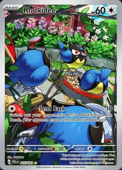 Rookidee 225/193 Paldea Evolved Pokemon card