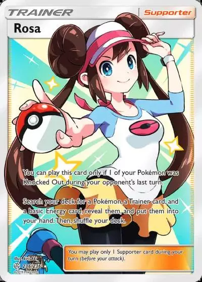 Rosa 236/236 Cosmic Eclipse Pokemon card