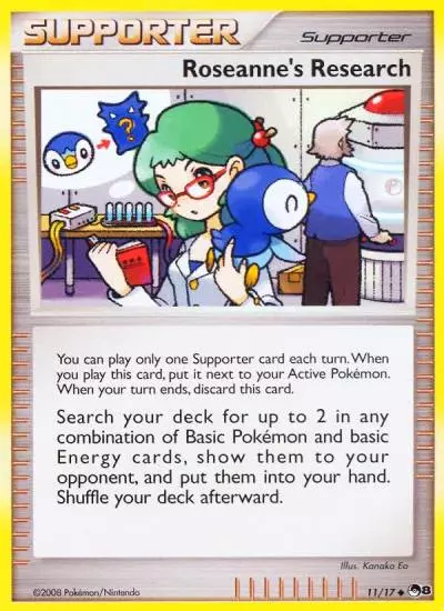Roseanne's Research 11/17 POP Series 8 Pokemon card