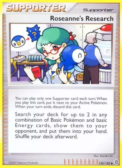 Roseanne's Research 125/132 Secret Wonders Pokemon card