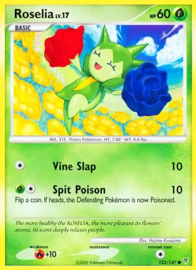 Roselia 123/147 Supreme Victors Pokemon card