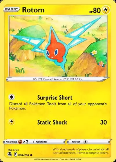 Rotom 94/264 Fusion Strike Pokemon card