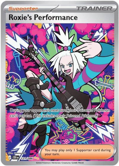 Roxie's Performance 121/86 Chaos Rising Pokemon card