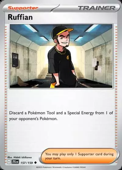 Ruffian 157/159 Journey Together Pokemon card