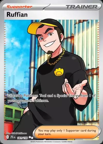 Ruffian 181/159 Journey Together Pokemon card