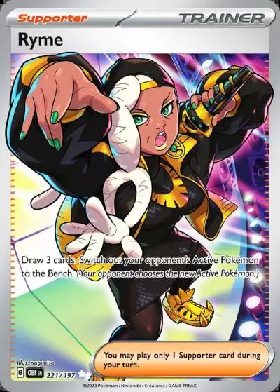 Ryme 221/197 Obsidian Flames Pokemon card