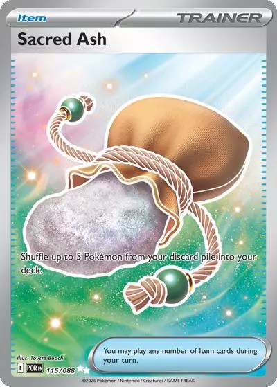Sacred Ash 115/88 Perfect Order Pokemon card