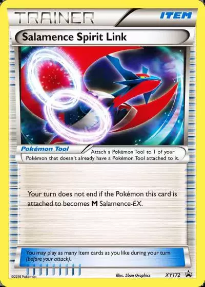 Salamence Spirit Link XY172/211 XY Black Star Promos Pokemon card