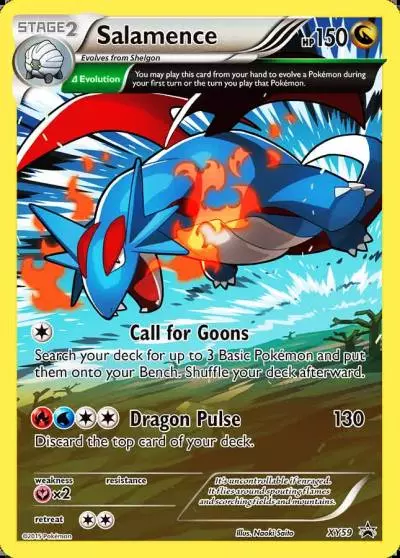 Salamence XY59/211 XY Black Star Promos Pokemon card