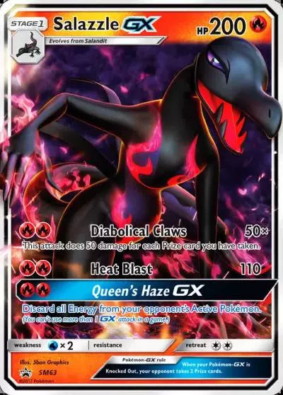 Salazzle-GX SM63/248 SM Black Star Promos Pokemon card