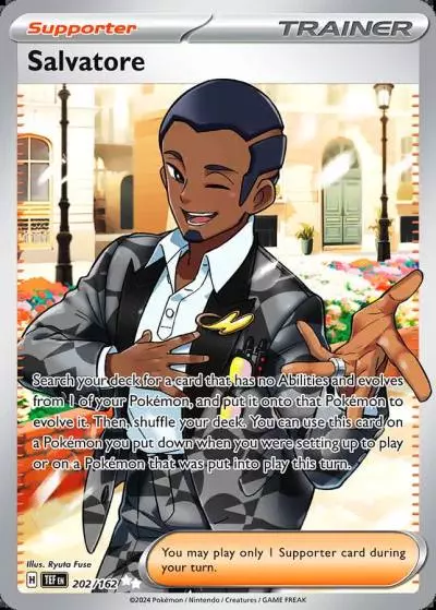 Salvatore 202/162 Temporal Forces Pokemon card