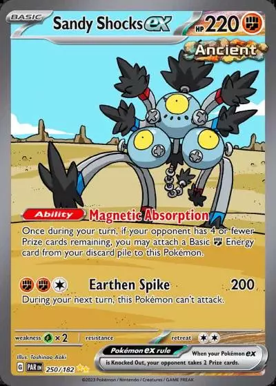Sandy Shocks ex 250/182 Paradox Rift Pokemon card