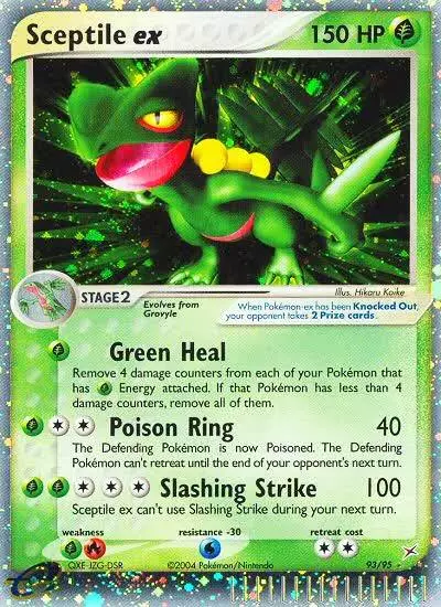 Sceptile ex 93/95 Team Magma vs Team Aqua Pokemon card