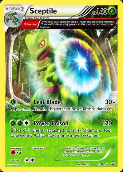 Sceptile 9/160 Primal Clash Pokemon card
