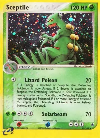 Sceptile 11/109 Ruby & Sapphire Pokemon card