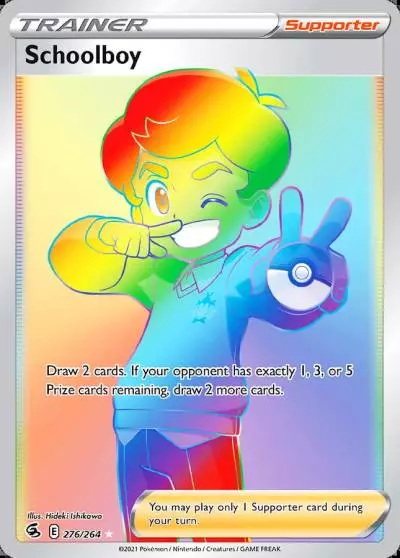 Schoolboy 276/264 Fusion Strike Pokemon card
