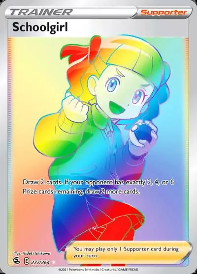 Schoolgirl 277/264 Fusion Strike Pokemon card