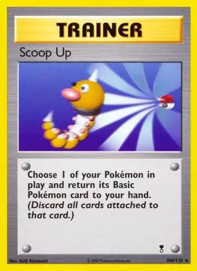 Scoop Up 104/110 Legendary Collection Pokemon card