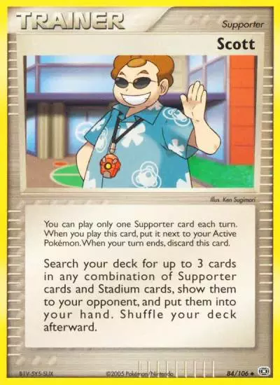 Scott 84/106 Emerald Pokemon card