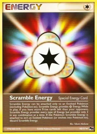 Scramble Energy 10/17 POP Series 4 Pokemon card